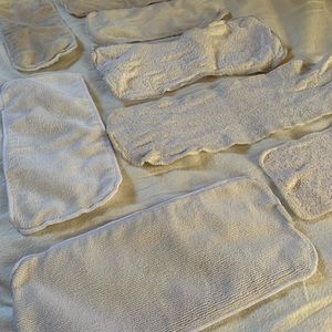 Reusable diaper inserts/liners cotton, hemp, bamboo